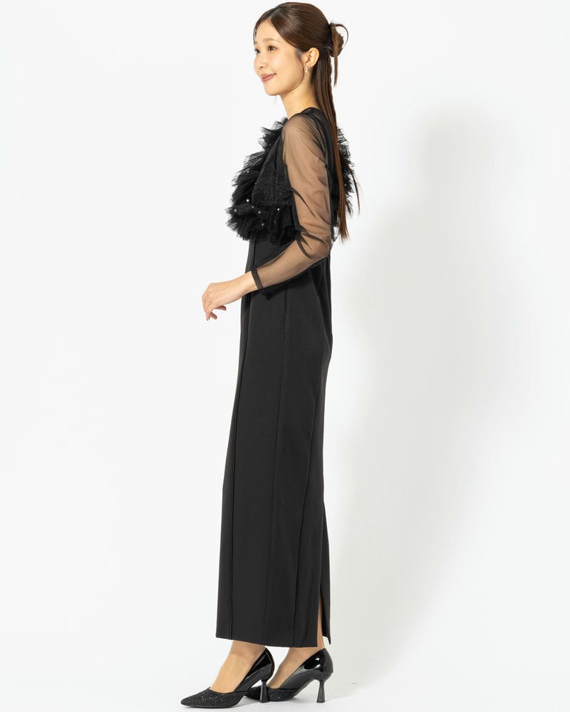 ANDRESD アンドレスド パールビスチェドレス ブラック系 | 結婚式