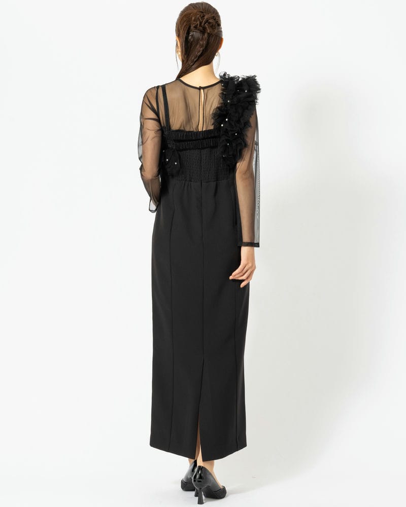 ANDRESD アンドレスド パールビスチェドレス ブラック系 | 結婚式