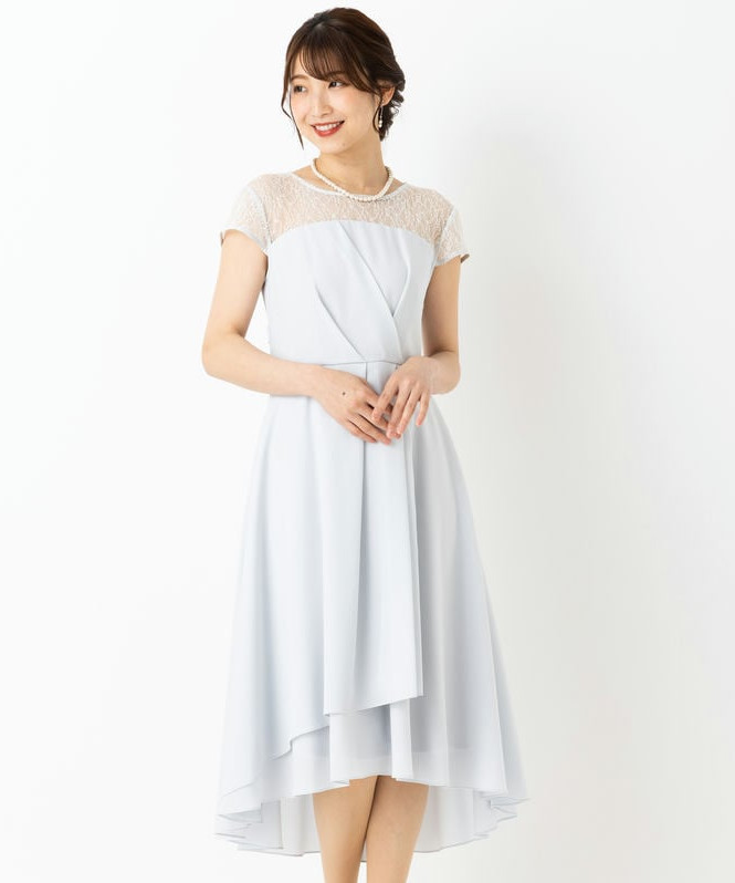 SNIDEL スナイデル シャイニーレースドレス その他 x ブルー系 | 結婚 SNIDEL スナイデル シャイニーレースドレス その他 x ブルー系 | 結婚