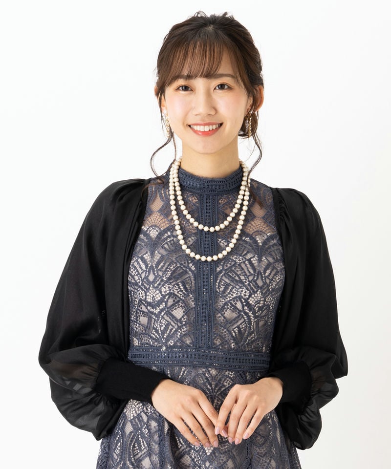 Dorry Doll ドリードール シフォンラメボレロ ブラック系 | 結婚式