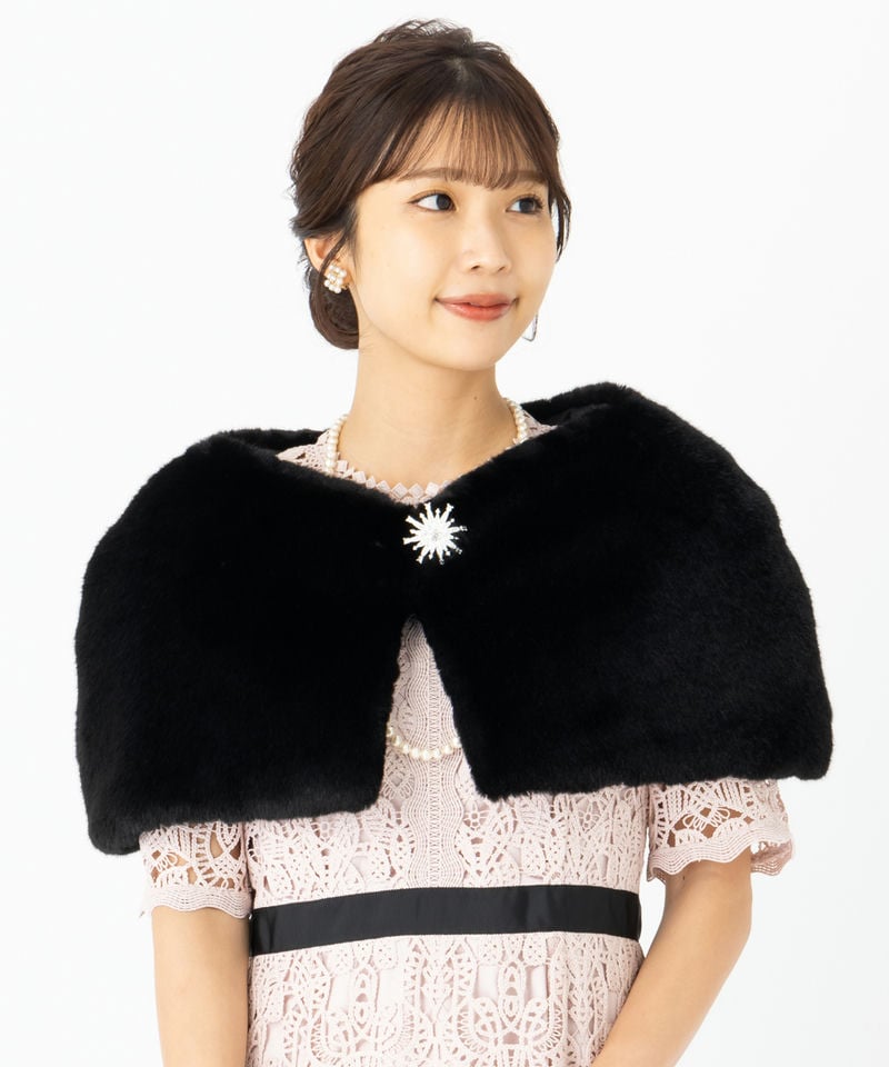 CELFORD セルフォード エコファーケープ ブラック系 | 結婚式