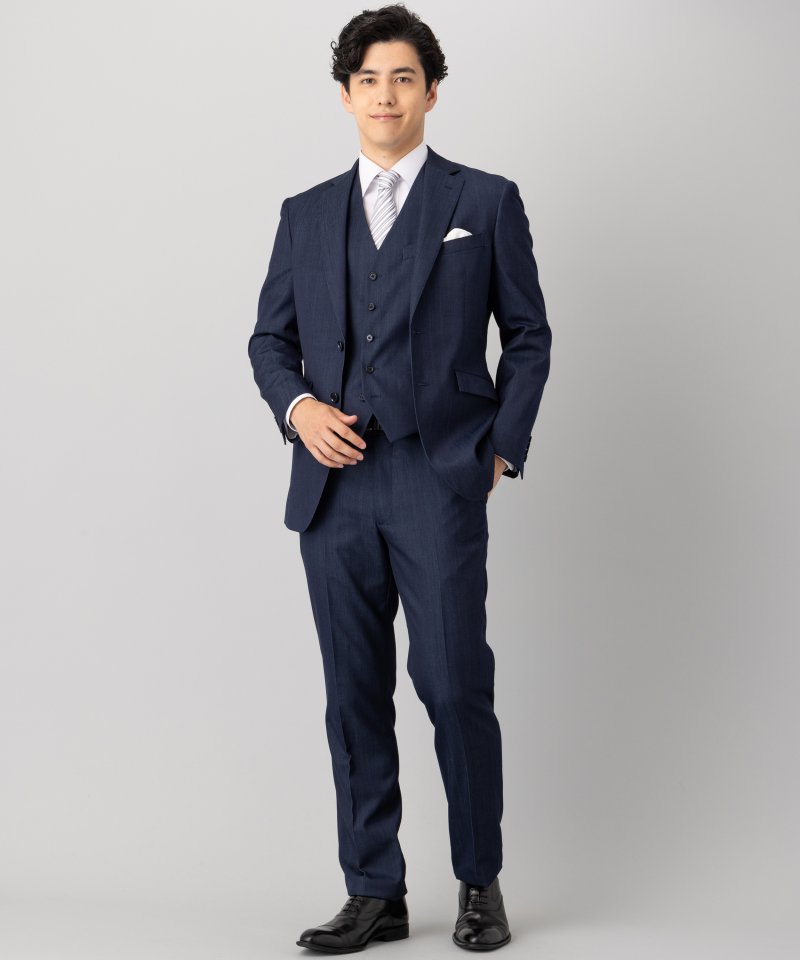 ORIHICA オリヒカ 【7点セット】ベネシャン・ウールブレンドスーツ