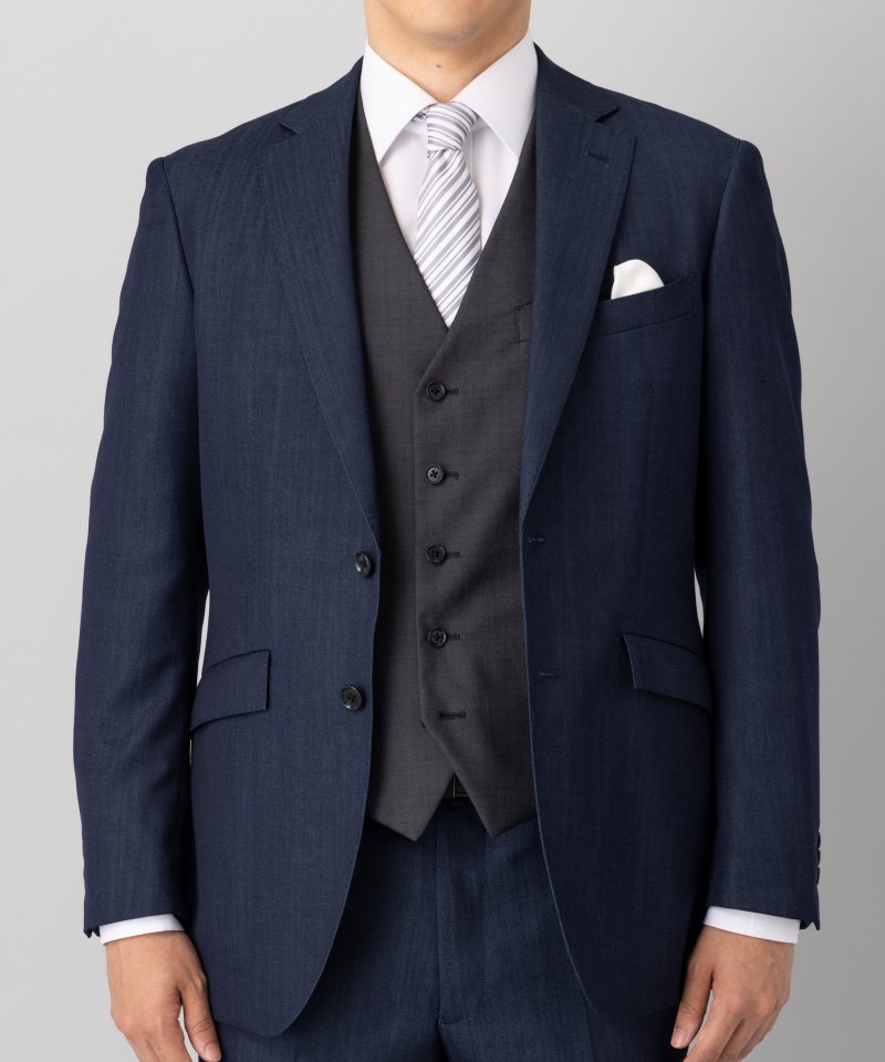 ORIHICA オリヒカ 【7点セット】ベネシャン・ウールブレンドスーツ