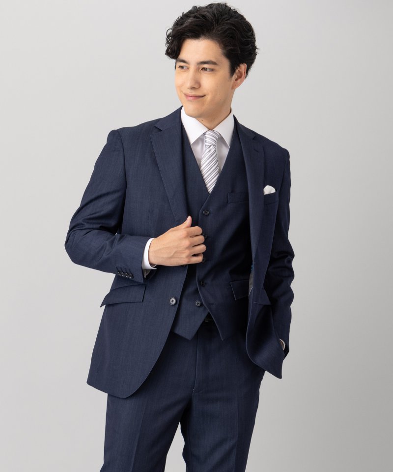 ORIHICA オリヒカ 【7点セット】ベネシャン・ウールブレンドスーツ