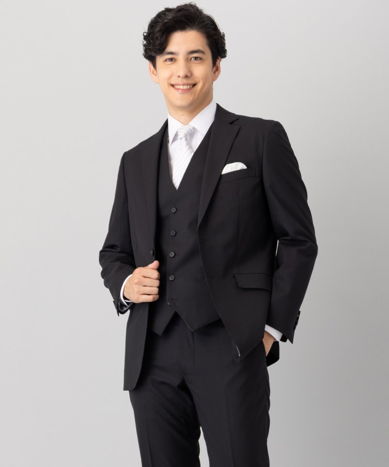 ORIHICA オリヒカ 【7点セット】シャドーストライプフォーマルスーツ