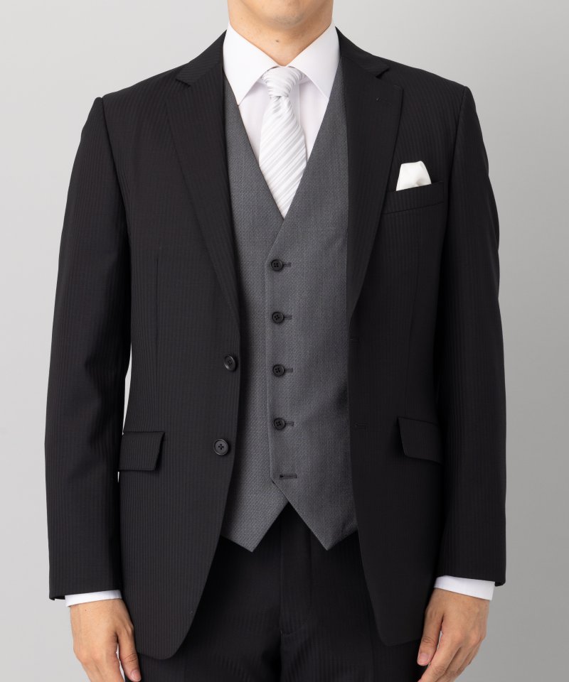 ORIHICA オリヒカ 【7点セット】シャドーストライプフォーマルスーツ