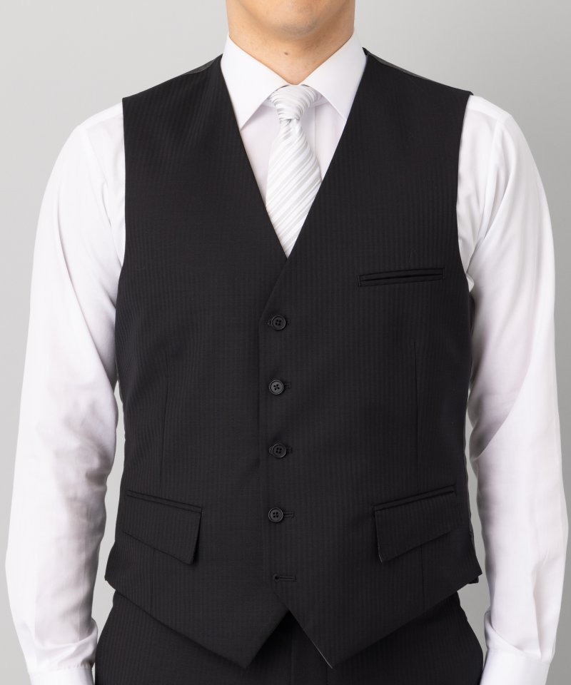 ORIHICA オリヒカ 【7点セット】シャドーストライプフォーマルスーツ