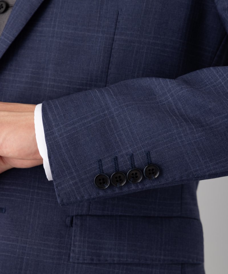 ORIHICA オリヒカ タスマニアチェック×シルバーベスト3ピーススーツ