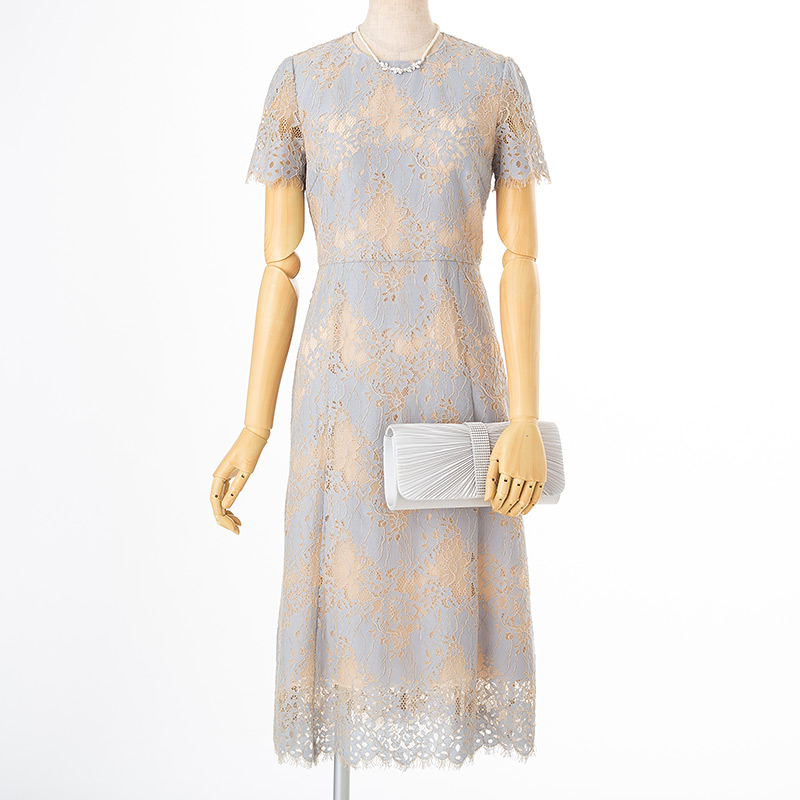 JILL STUART ジルスチュアート ケリーレースドレス その他 x ベージュ