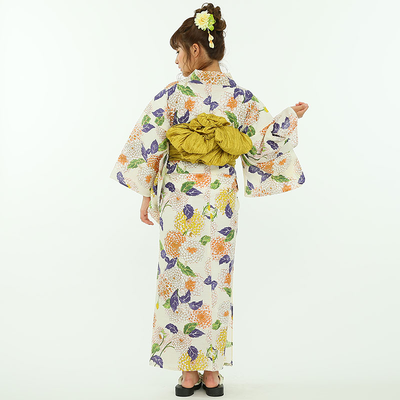 utatane 【浴衣・下駄セット】うたたね「大正浪漫シックな菊づくし