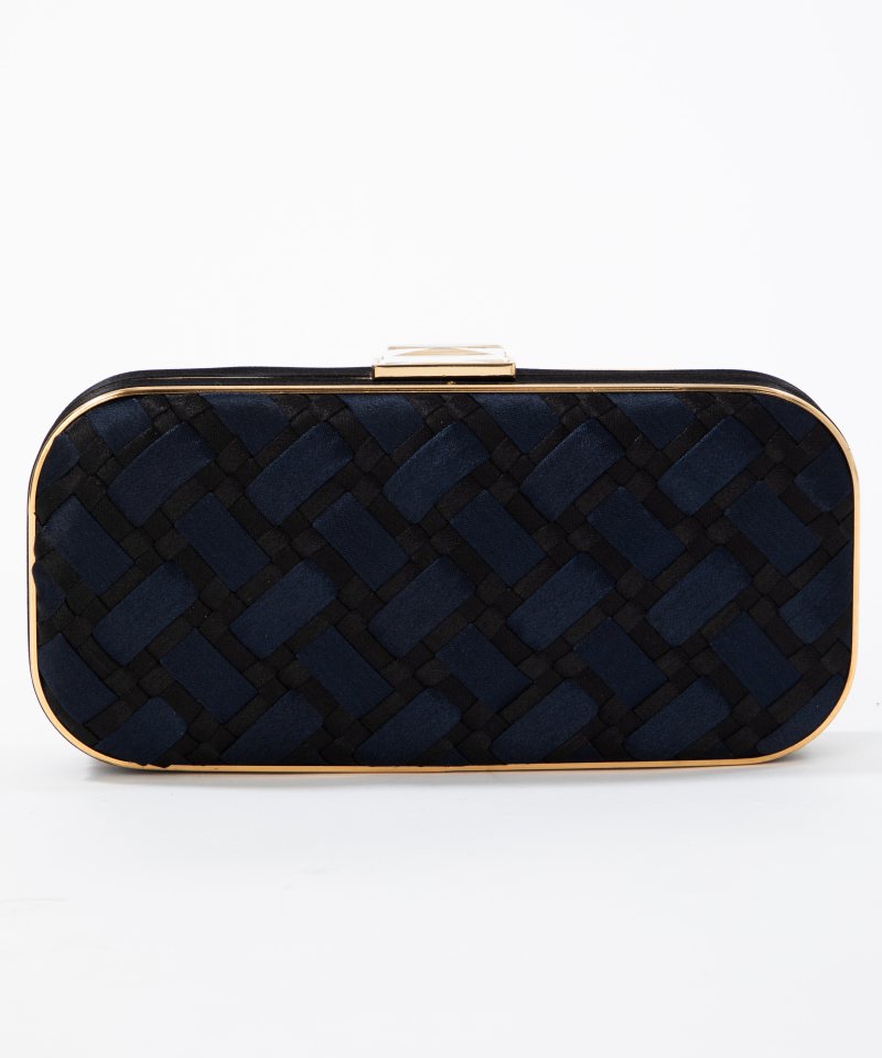 UNITED ARROWS ユナイテッドアローズ サテンメッシュクラッチバッグ