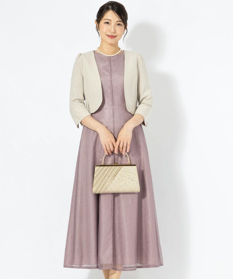kaene 【ドレス3点セット】カエン メロンチュールシアードレス その他