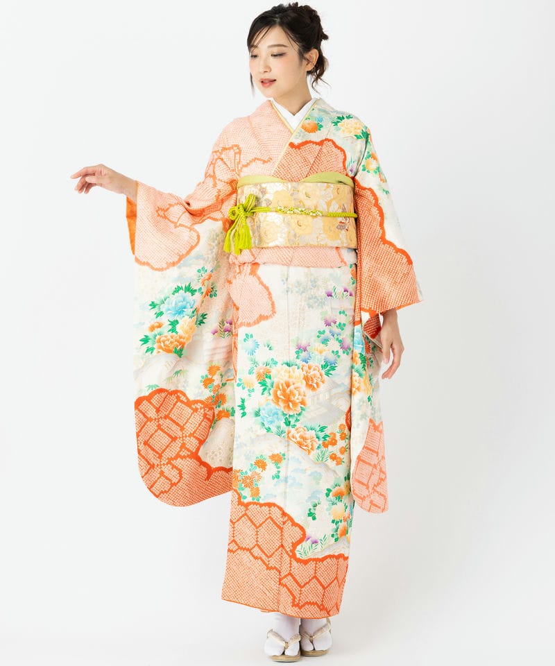 Select Shop 【振袖】孔雀と牡丹 ピンク系 | 結婚式パーティーの