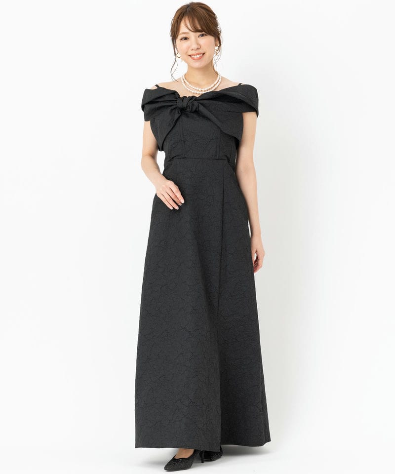 Ameri VINTAGE アメリヴィンテージ スフレスリーブベロアドレス