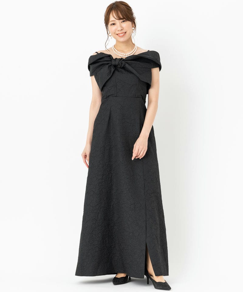 Ameri VINTAGE アメリヴィンテージ 2WAYリボンボレロドレス ブラック系