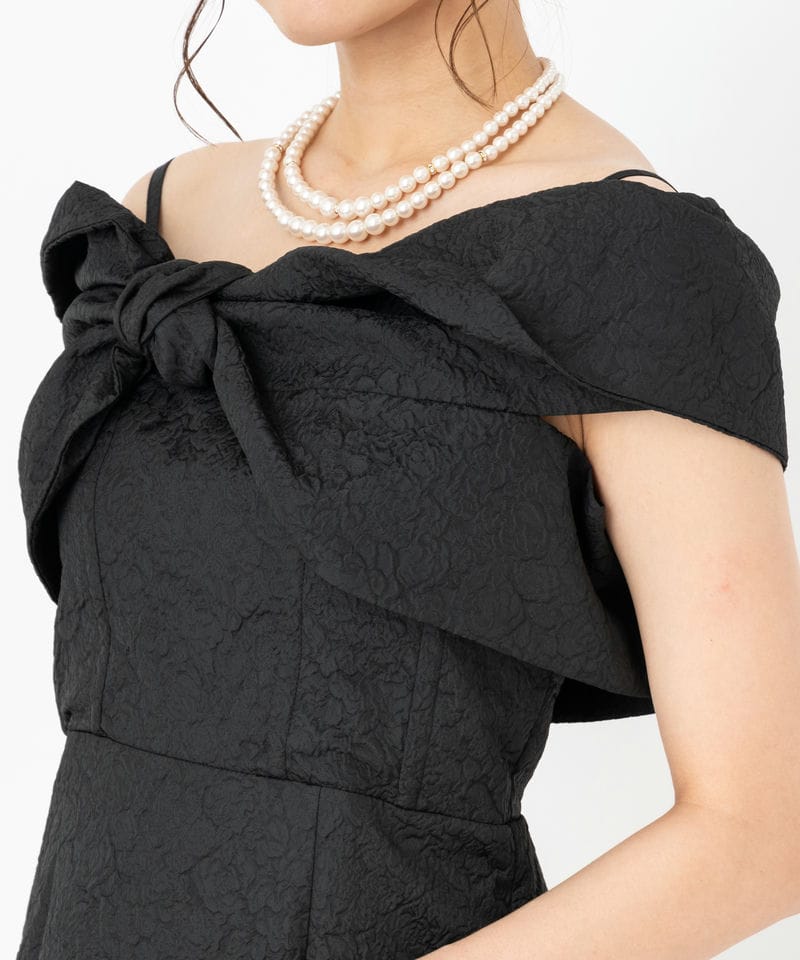 Ameri VINTAGE アメリヴィンテージ 2WAYリボンボレロドレス ブラック系