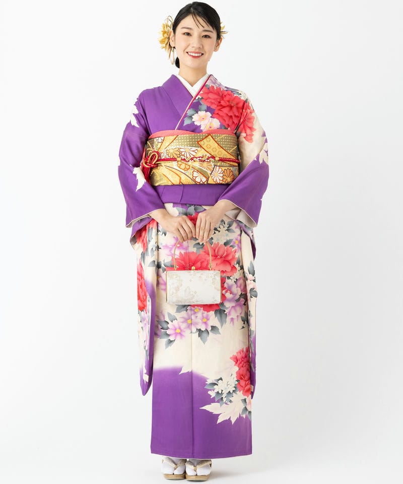 Select Shop 【振袖】牡丹と花々 その他 x パープル系 | 結婚式