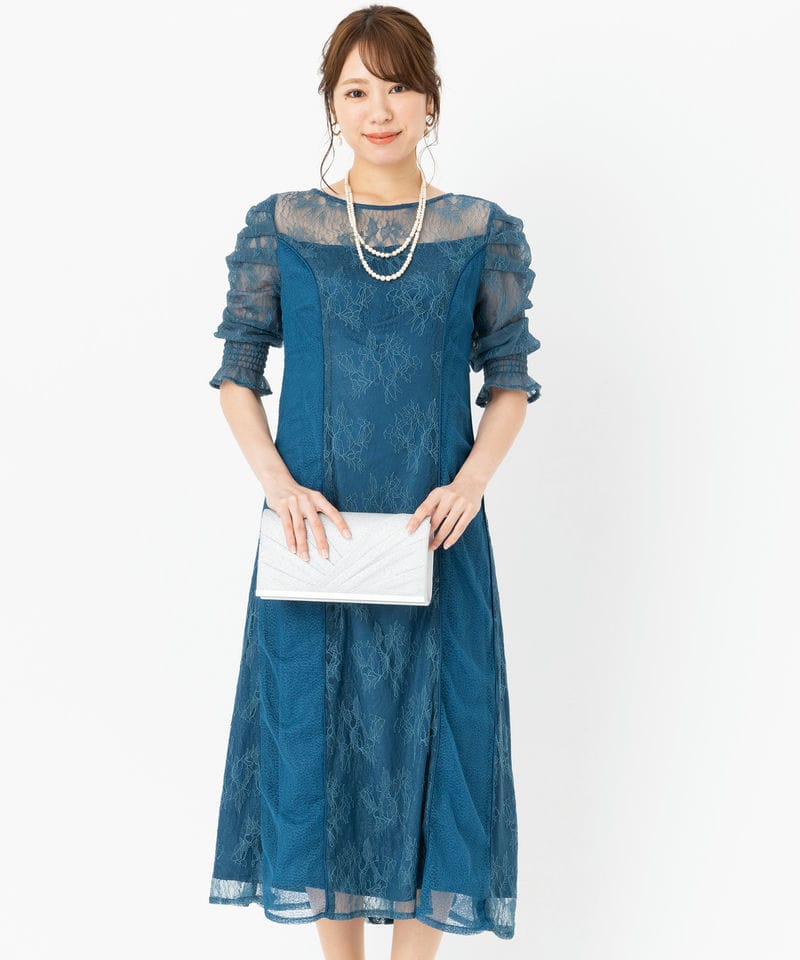 Kastane カスタネ エンブロイダリーオーガンジードレス その他 x