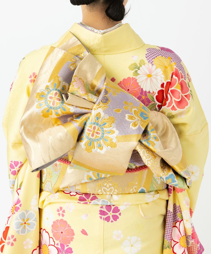 Select Shop 【振袖】金彩桜 イエロー系 | 結婚式パーティーのレンタル