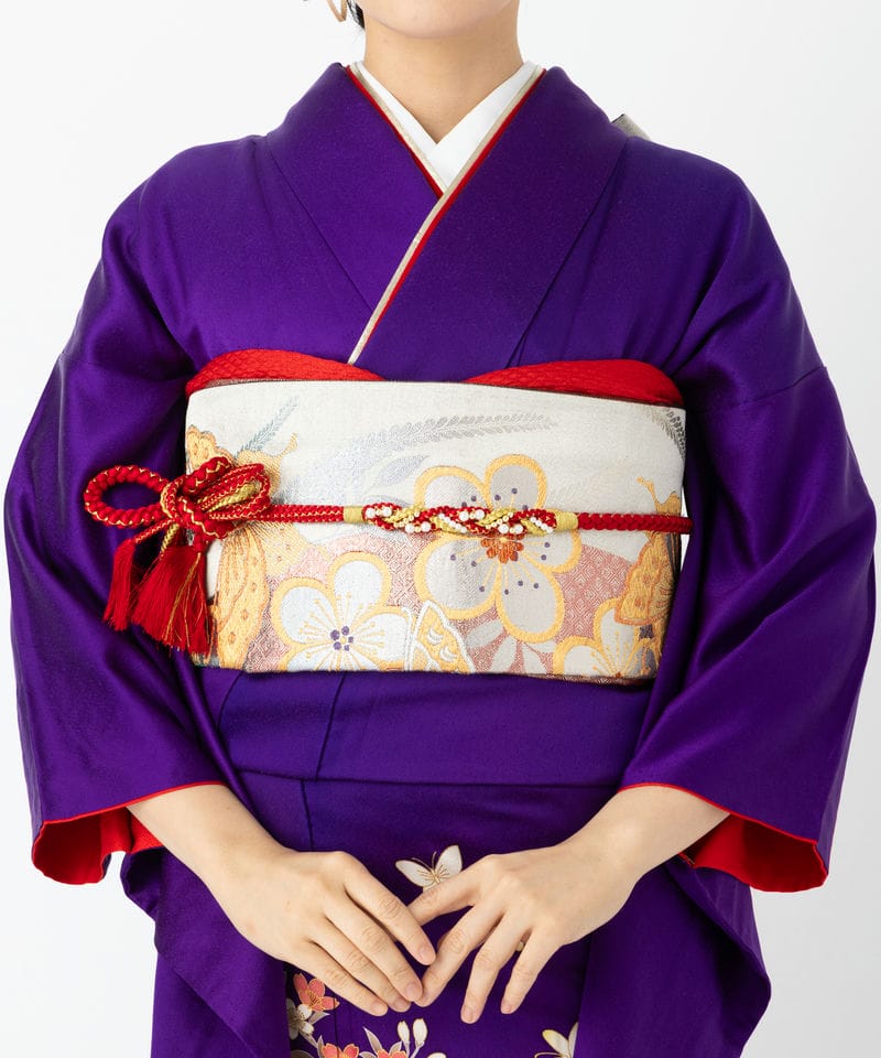 Select Shop 【振袖】花籠に舞う蝶 パープル系 | 結婚式パーティーの