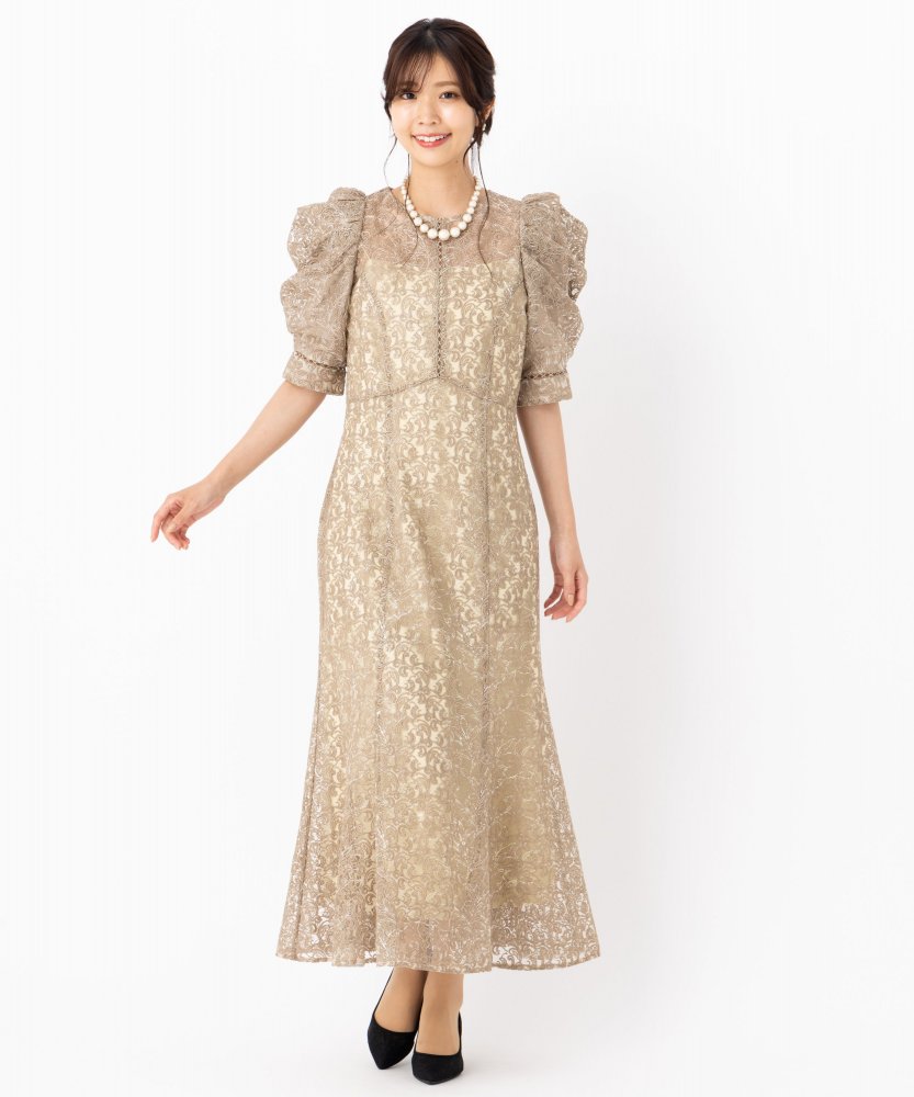 FRAY I.D フレイアイディー エンブロイダリーパフドレス その他 x