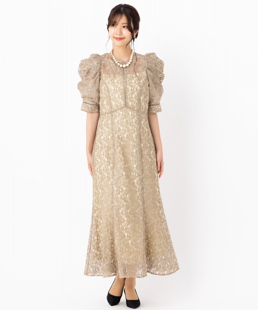 FRAY I.D フレイアイディー エンブロイダリーパフドレス その他 x