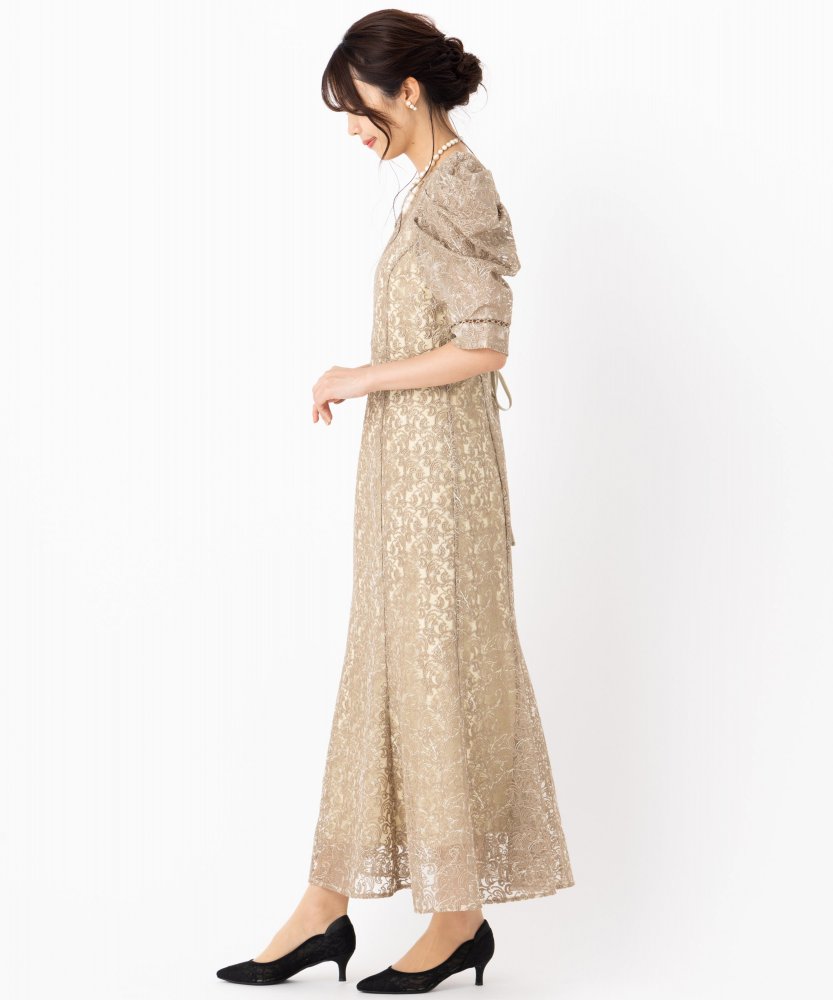 FRAY I.D フレイアイディー エンブロイダリーパフドレス その他 x