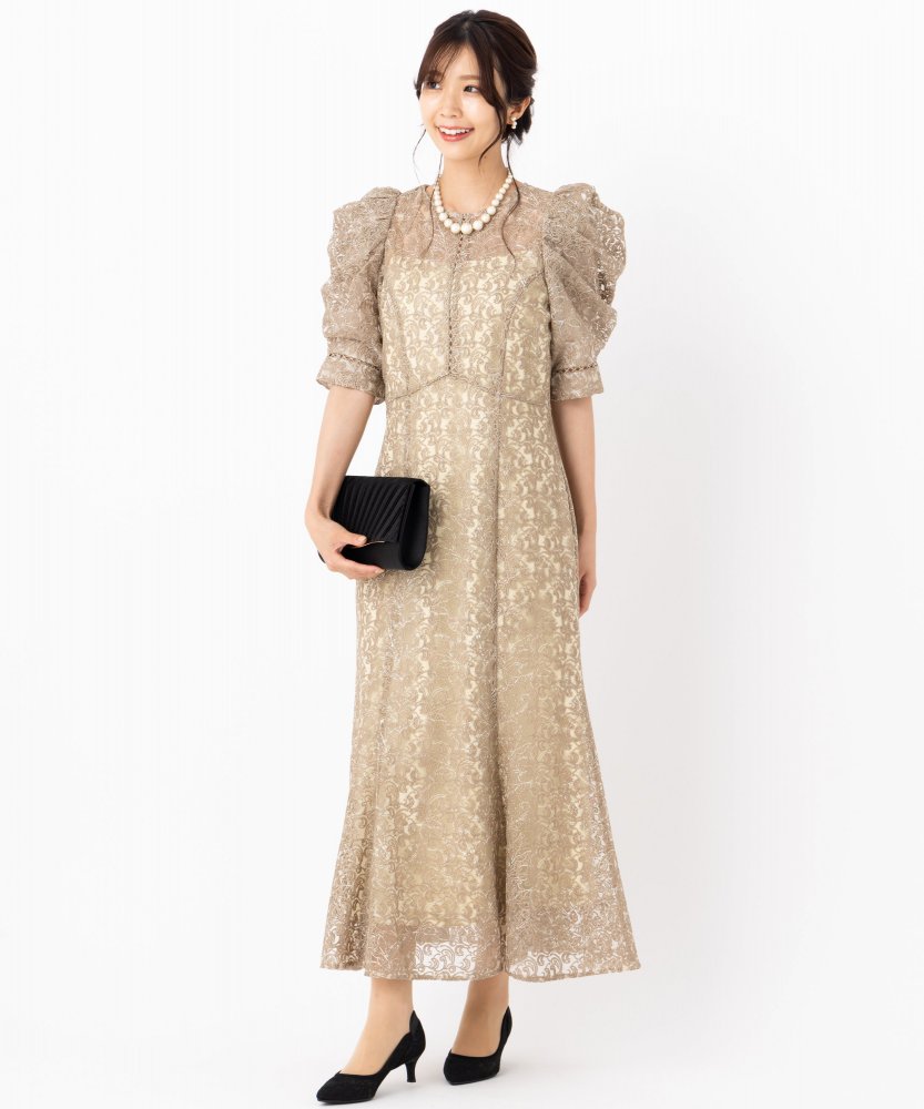 FRAY I.D フレイアイディー エンブロイダリーパフドレス その他 x