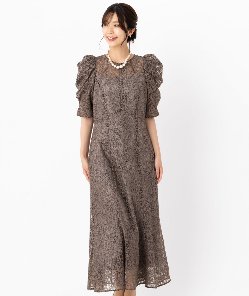 FRAY I.D フレイアイディー エンブロイダリーパフドレス その他 x