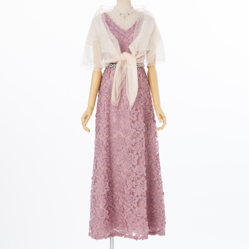 GRACE CONTINENTAL グレースコンチネンタル レースロングドレス その他