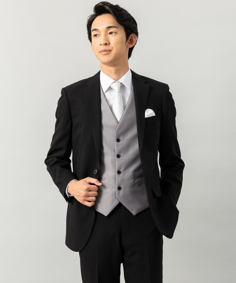 ORIHICA オリヒカ 【7点セット】シャドーストライプフォーマルスーツ