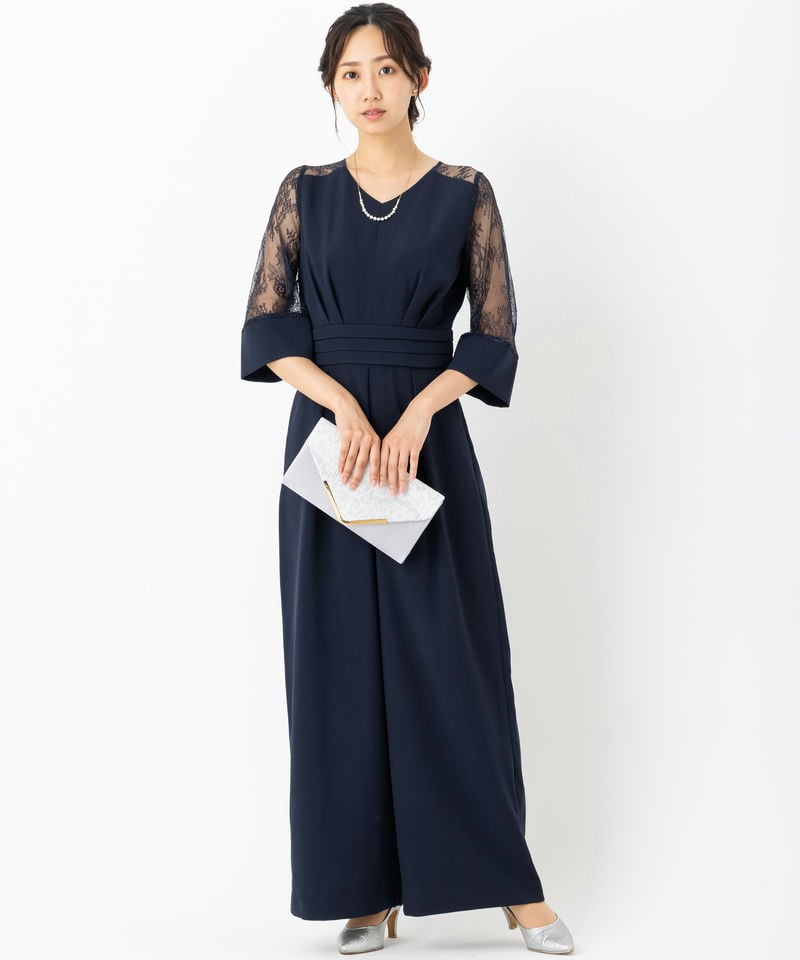 Ameri VINTAGE アメリヴィンテージ スパンコールレースロンパース