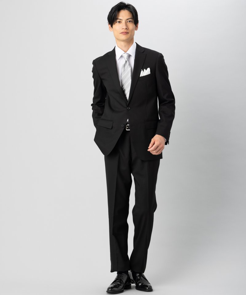 スーツ・フォーマル・ドレス lil ONLY オンリー スタンダードソリッド2ピーススーツ ブラック系 | 結婚