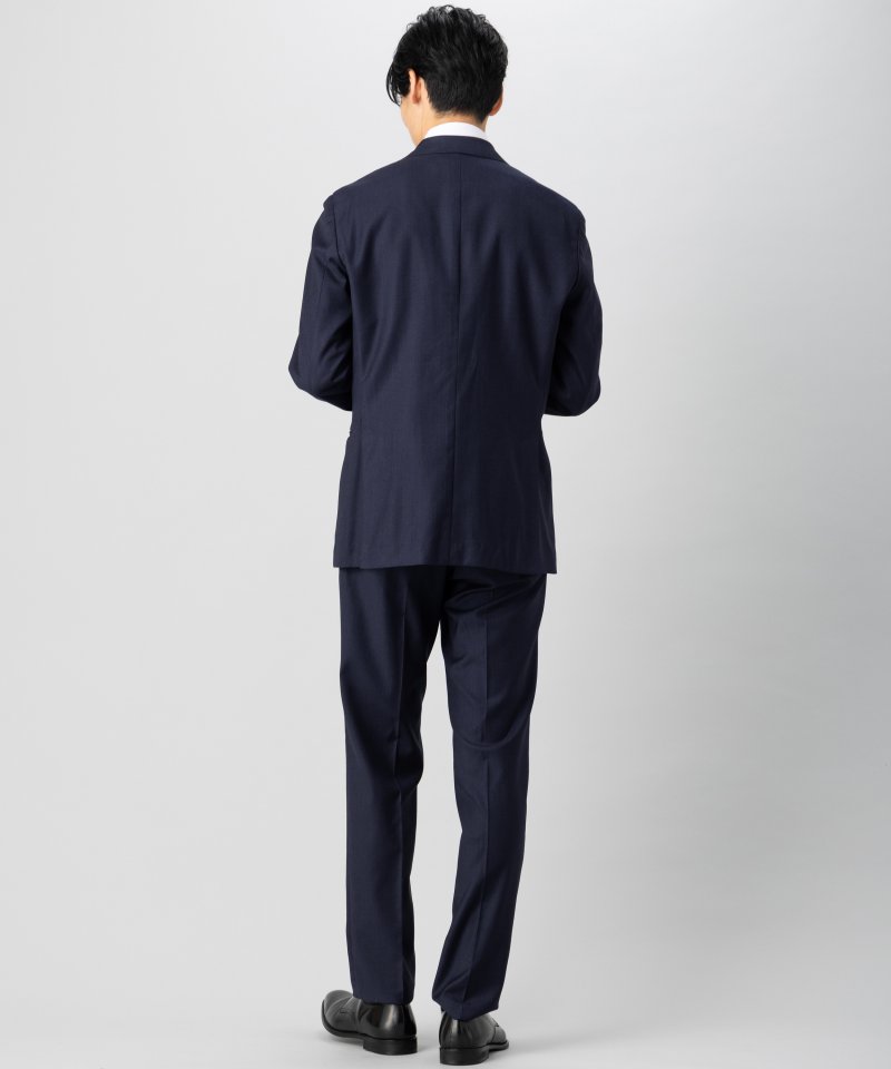 ONLY オンリー REDA社・FLEXOダブルブレスト2ピ―ススーツ ネイビー系