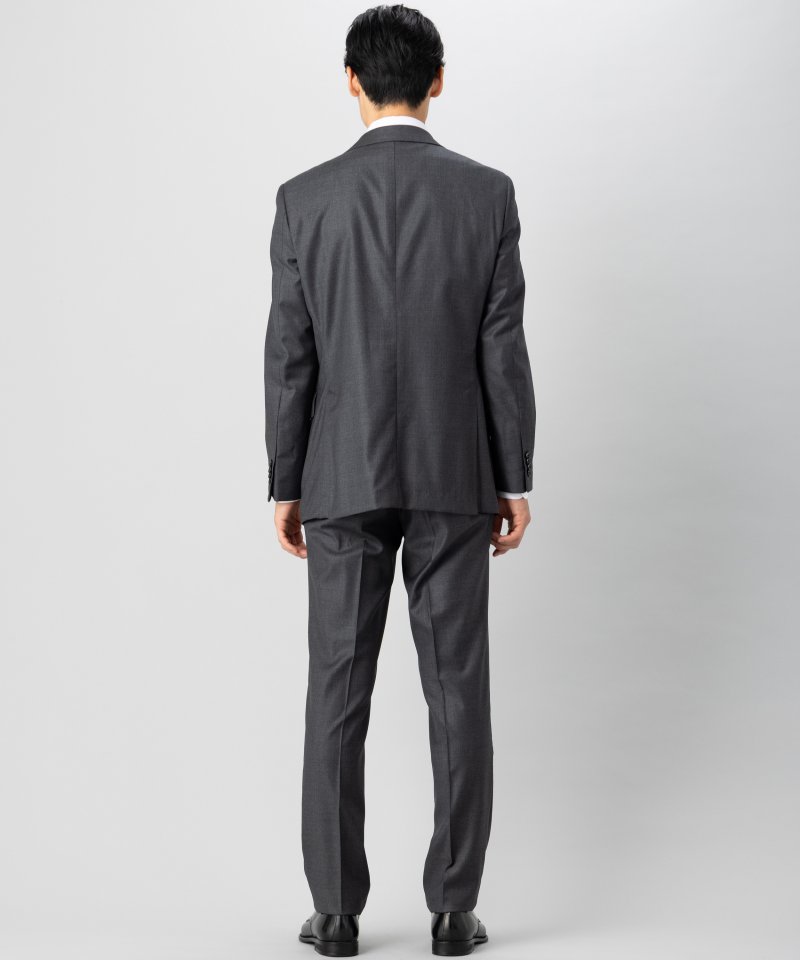 ONLY オンリー CANONICO・Super110s 3ピースフォーマルスーツ グレー系 ONLY オンリー CANONICO・Super110s 3ピースフォーマルスーツ グレー系