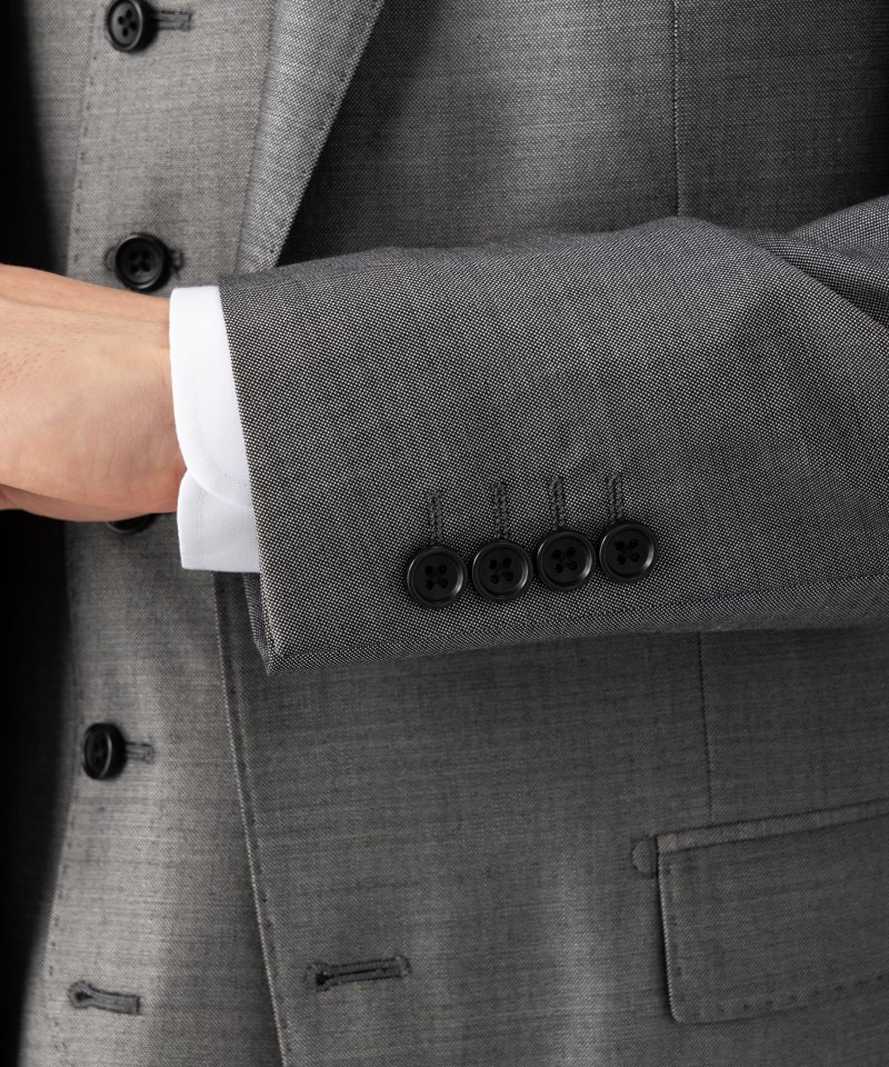 ONLY オンリー シルクブレンド3ピースフォーマルスーツ グレー系