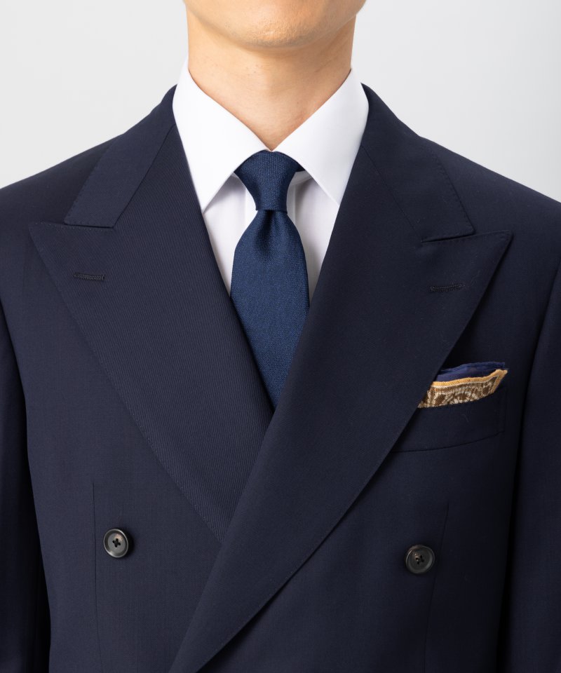 KASHIYAMA カシヤマ フォーマルツイルダブルブレスト2ピ―ススーツ