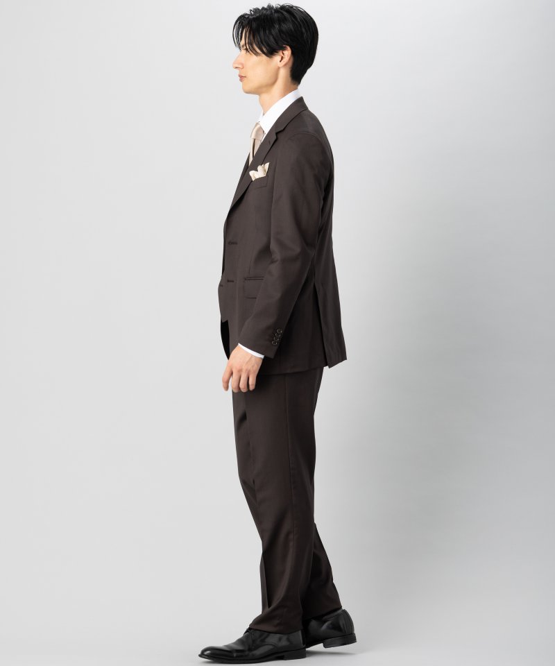 ONLY オンリー REDA社・FLEXO3ピーススーツ ブラウン系 | 結婚式