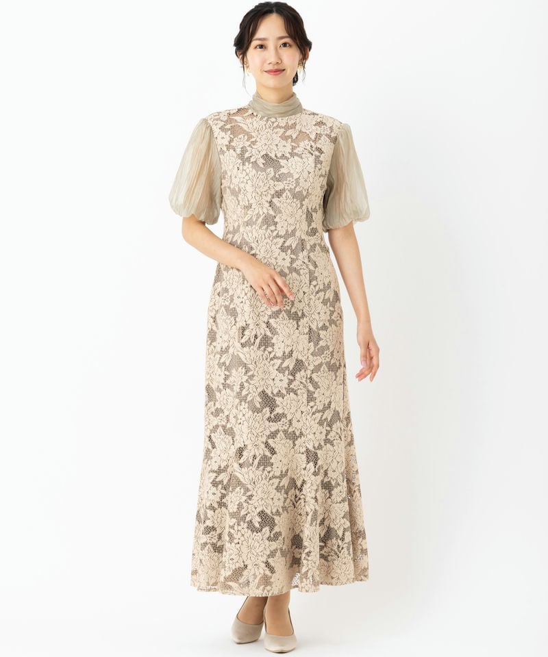 LAGUNAMOON ラグナムーン LADYジャガードレースフレアドレス その他 x