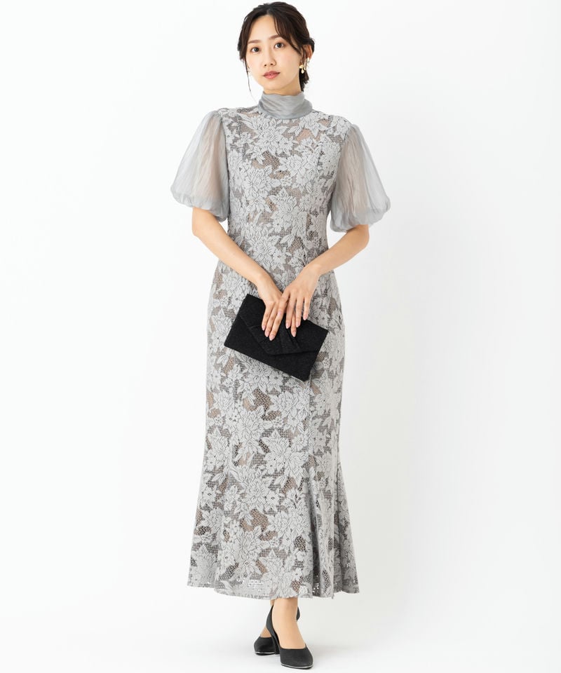 LAGUNAMOON ラグナムーン LADYジャガードレースフレアドレス その他 x