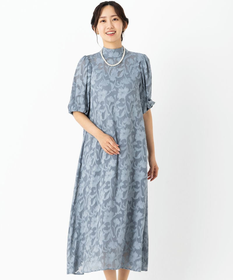 J by blue ジェーバイブルー インナー付きバックリボンジャガード