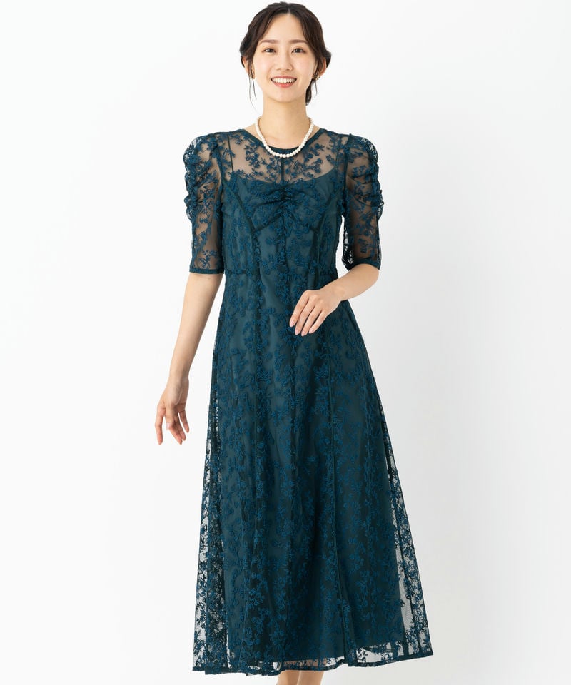 FRAY I.D フレイアイディー エンブロイダリードレス その他 x グリーン FRAY I.D フレイアイディー エンブロイダリードレス その他 x グリーン