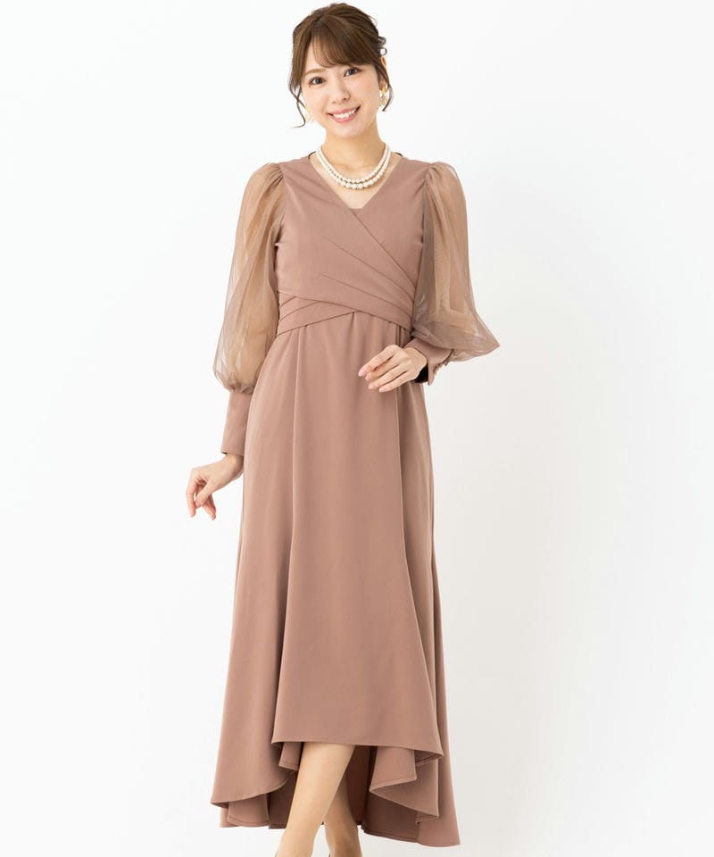 Dorry Doll ドリードール クロスデザインドレス その他 x オレンジ系 x