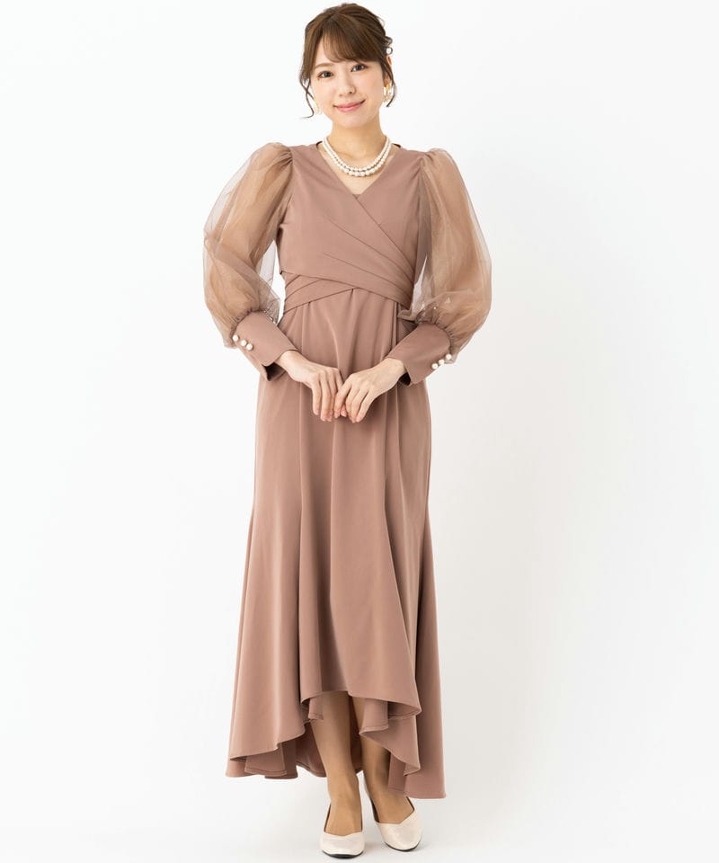 Dorry Doll ドリードール クロスデザインドレス その他 x オレンジ系 x