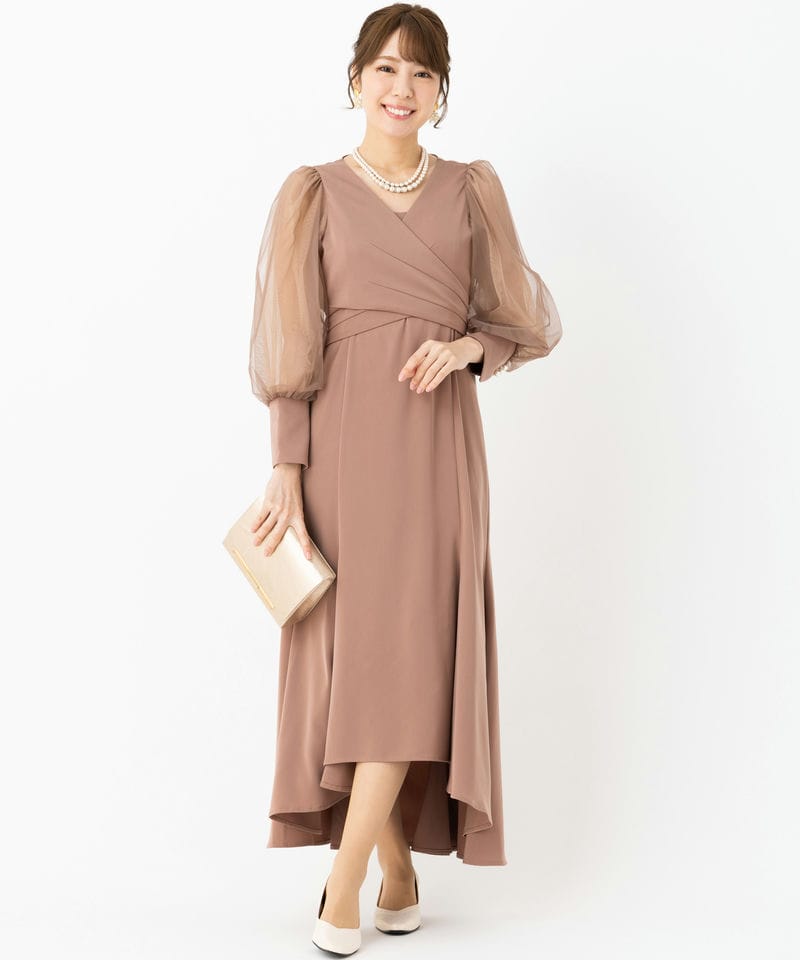 Dorry Doll ドリードール クロスデザインドレス その他 x オレンジ系 x