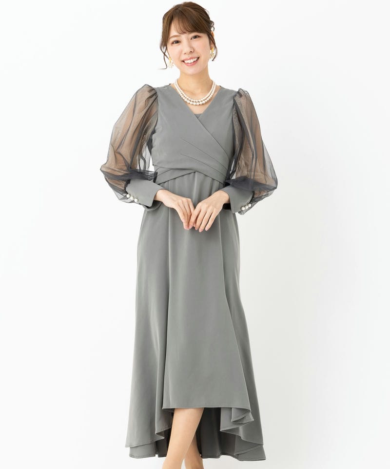 Dorry Doll ドリードール クロスデザインドレス ブラウン系 | 結婚式