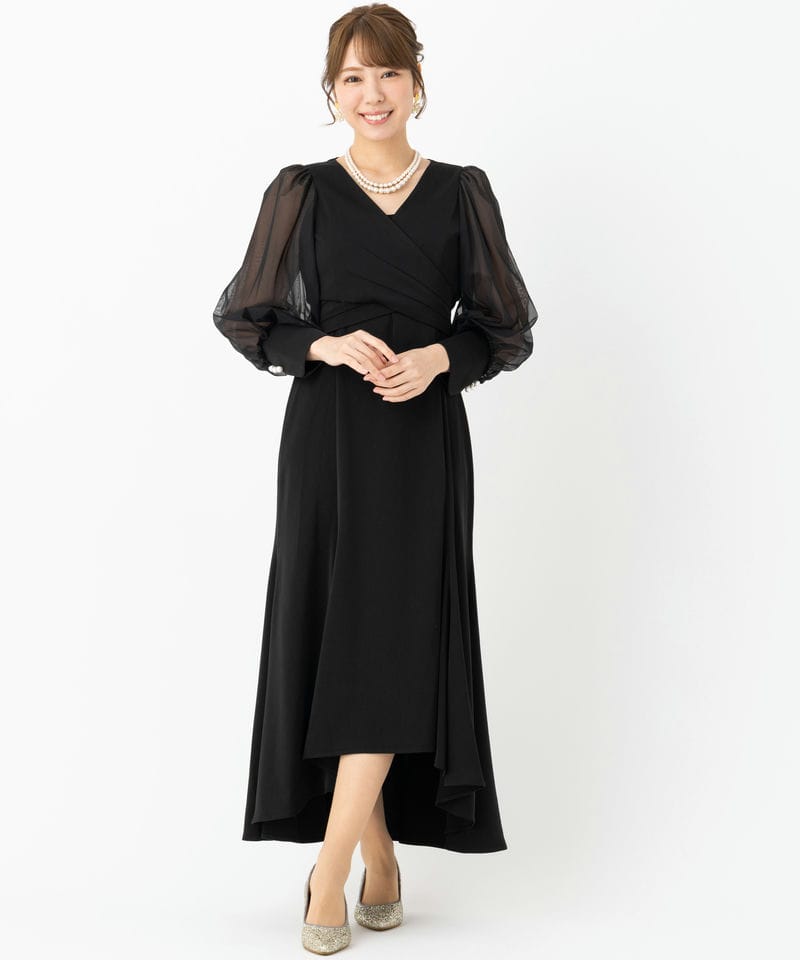 Dorry Doll ドリードール クロスデザインドレス ブラック系 | 結婚式