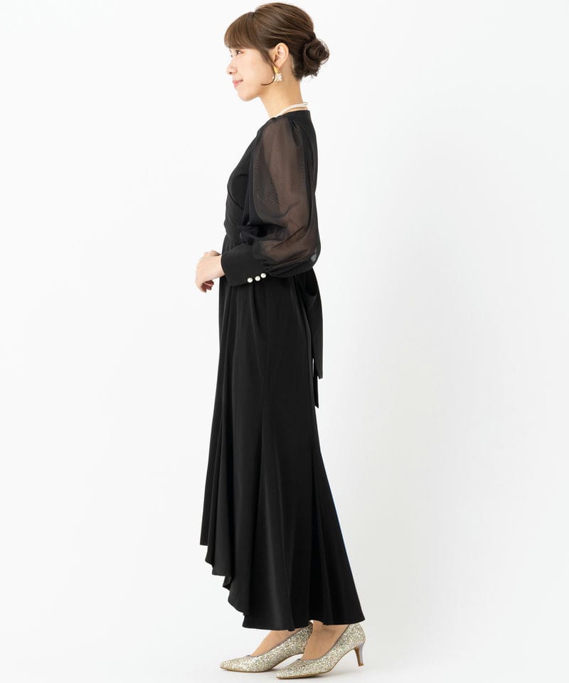 Dorry Doll ドリードール クロスデザインドレス ブラック系 | 結婚式