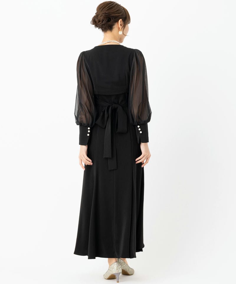 Dorry Doll ドリードール クロスデザインドレス ブラック系 | 結婚式