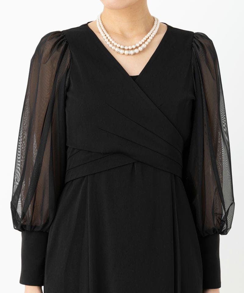 Dorry Doll ドリードール クロスデザインドレス ブラック系 | 結婚式